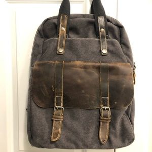 Commuter Satchel Backpack - Canvas